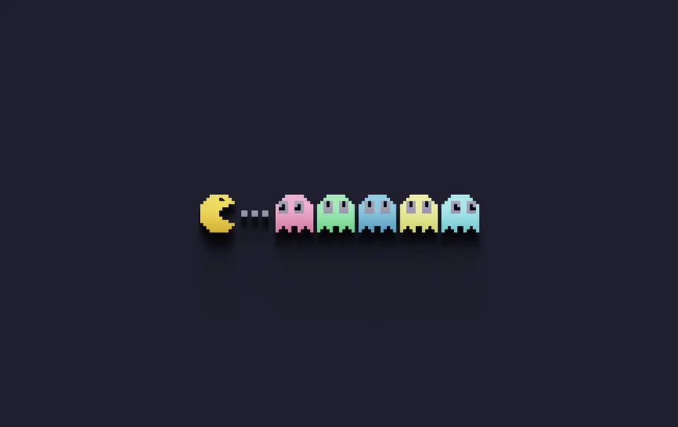 Arcade Neon Pac card skin artwork