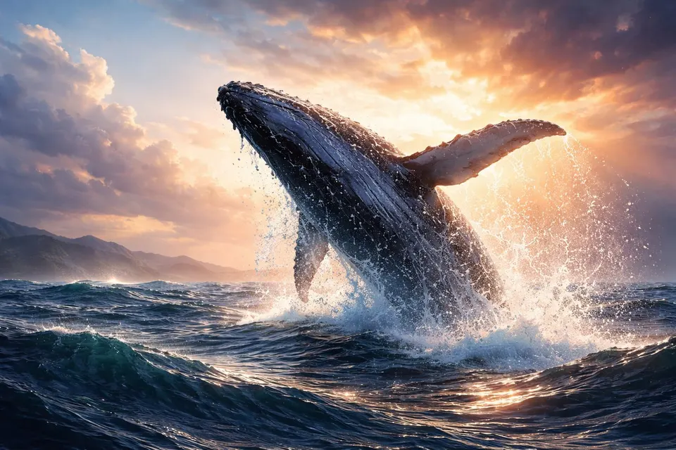 Whale Breach card skin artwork