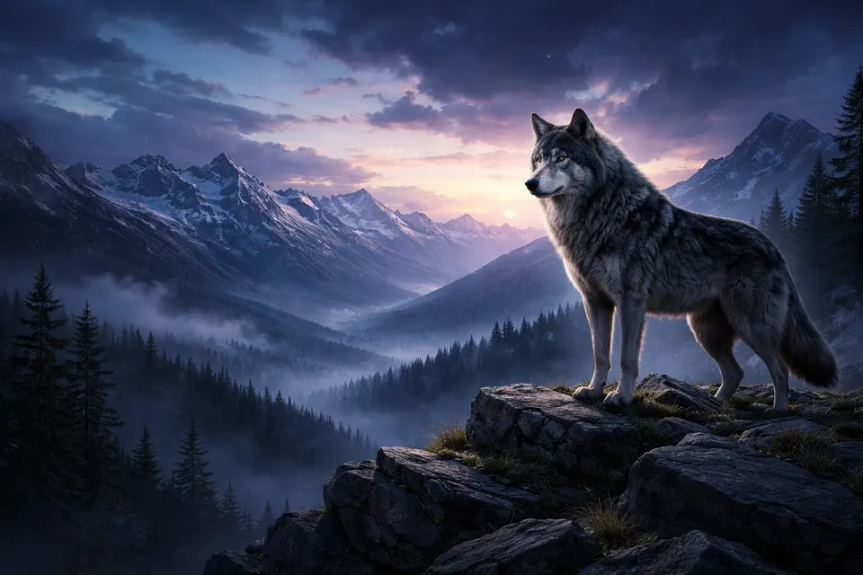 Wolf Ridge card skin artwork